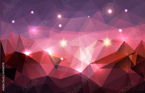 Abstract polygonal background
