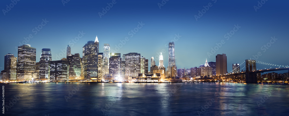 Obraz premium Panaroma of New York City