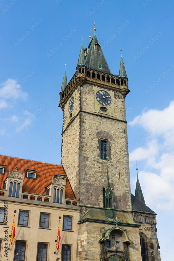 Prague. Old Town Hall Tower.