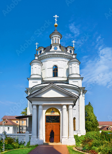 Nikolsky Convent in Malojaroslavets. Kaluga region. Russia photo