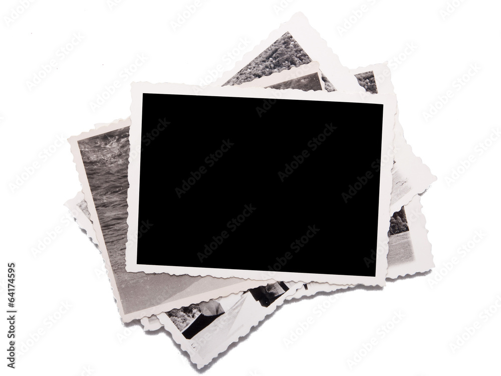 Stack of old photographs Stack of old photographs