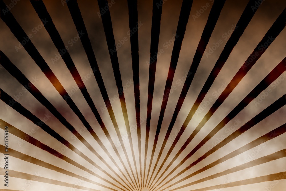 Obraz premium Cool linear pattern in brown tones