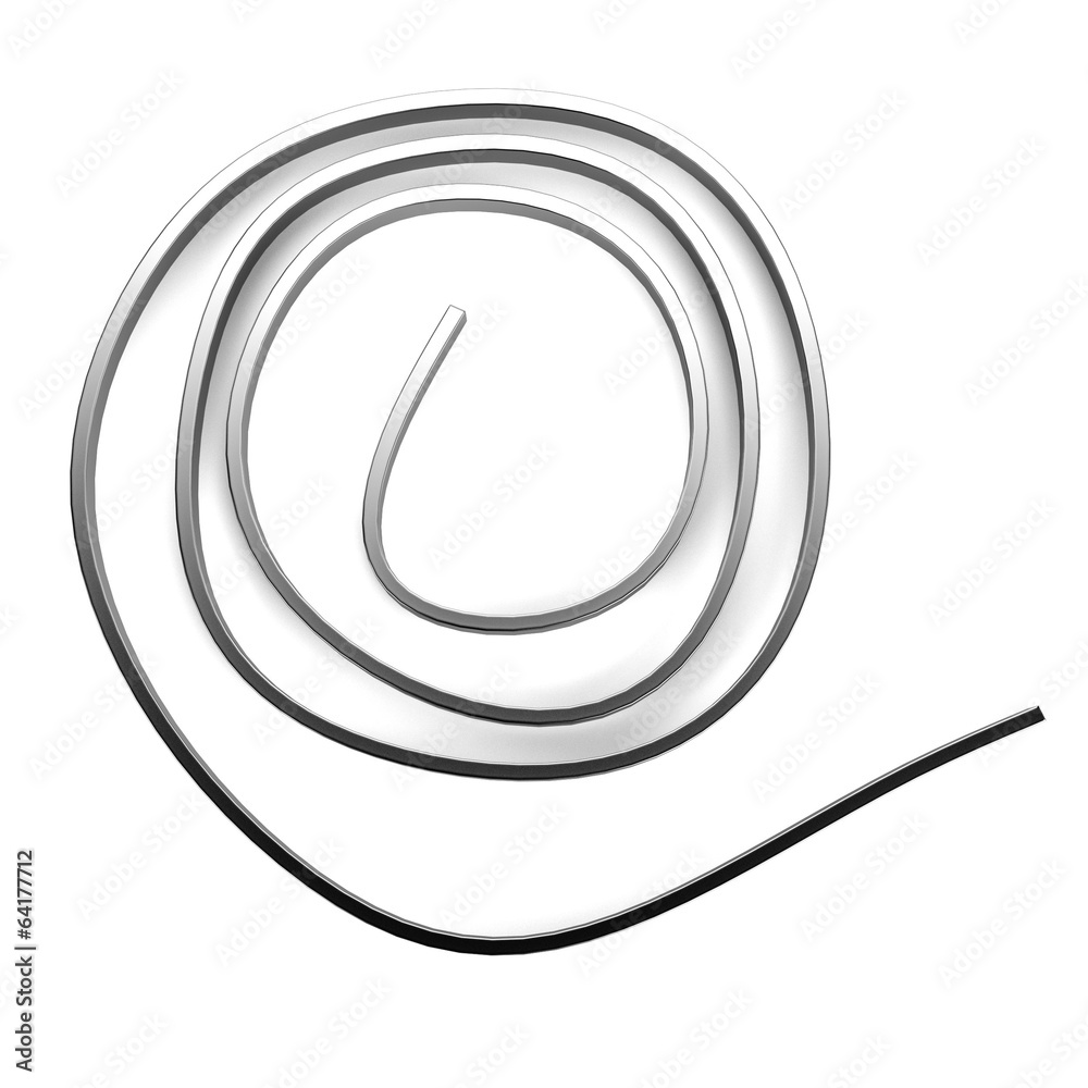 realistic 3d render of metal wire realistic 3d render of metal wire