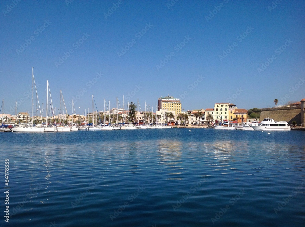 Fototapeta premium Alghero vista mare