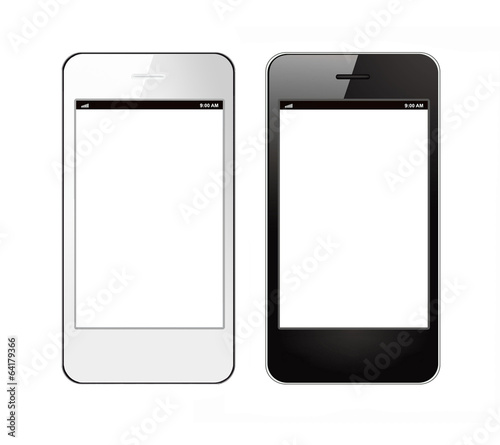 Two smartphones