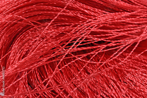 Red threads close-us