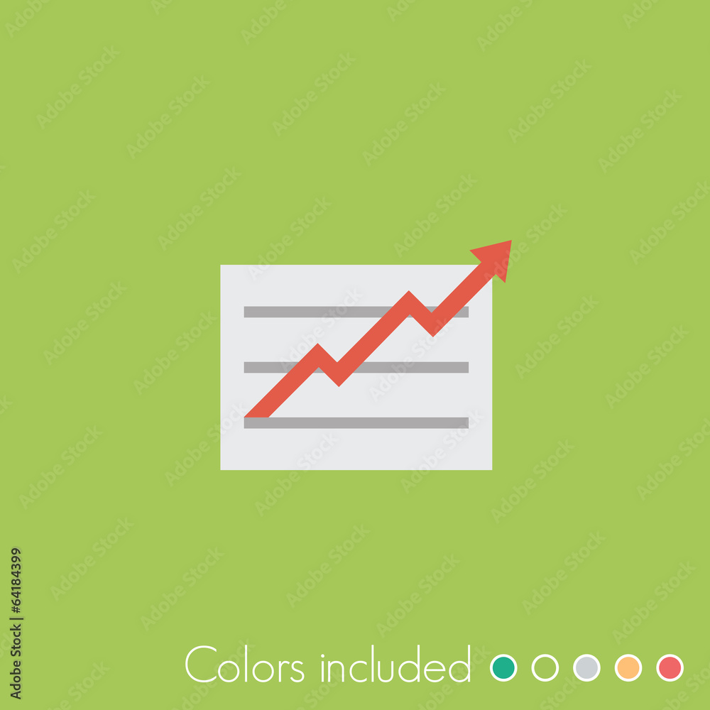 Business infographic - FLAT UI ICON COLLECTION