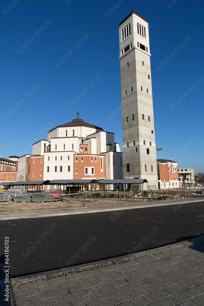 Obraz premium Cracow , Lagiewniki - The Centre of Pope John Paul II.