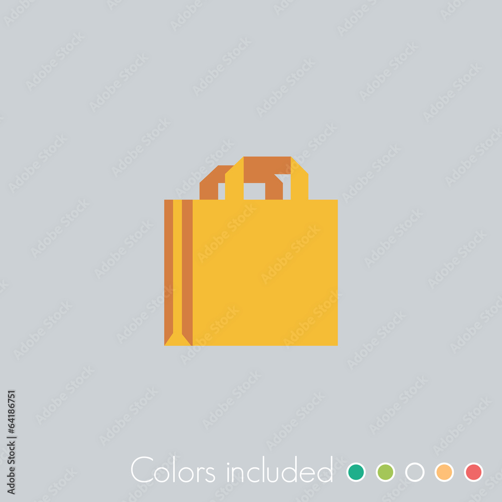 Shopping Bag - FLAT UI ICON COLLECTION Shopping Bag - FLAT UI ICON COLLECTION