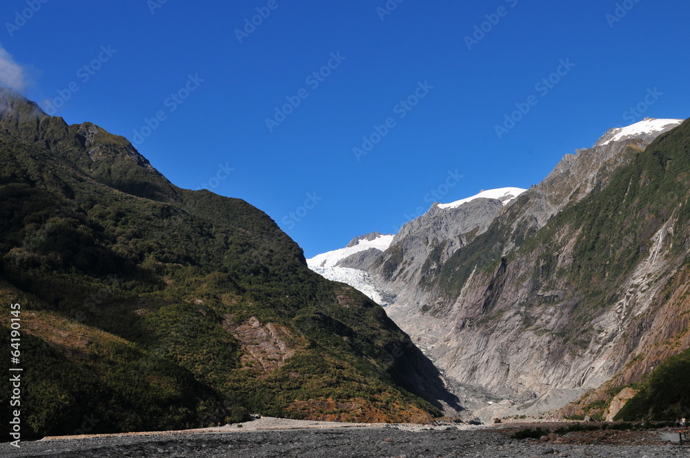 Glacier Fox en Nouvelle-Zélande.