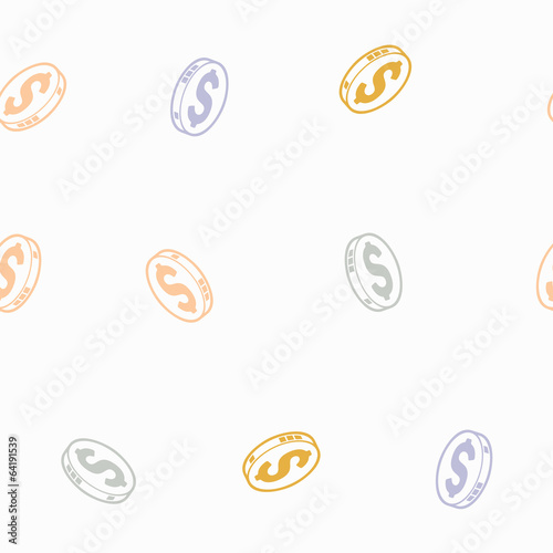 seamless background: money