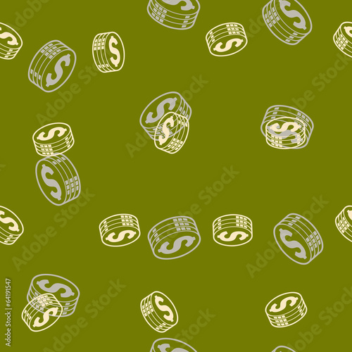 seamless background: money