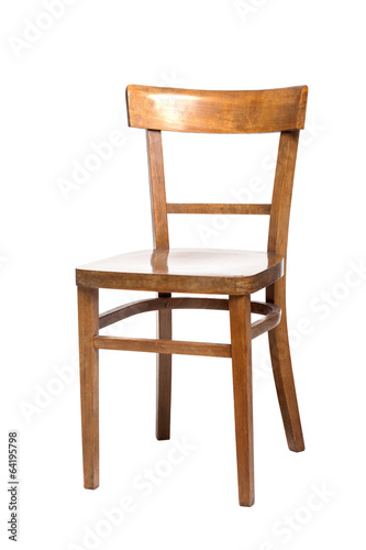 wooden chair photo