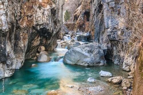 Rapids in Dovžanova soteska gorge photo