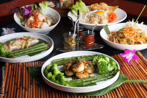 Variety of Thai Dishes