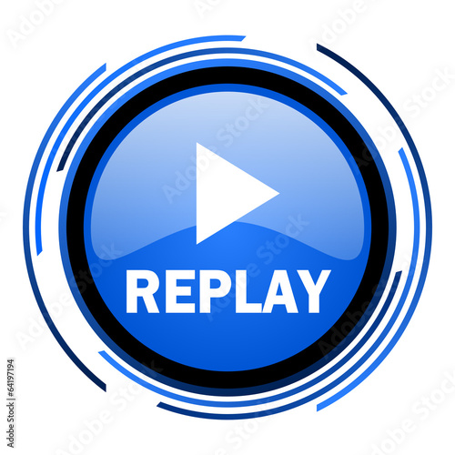Free Download replay icon - GFXLoad