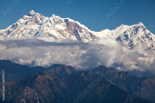 Clouds around Annapurna