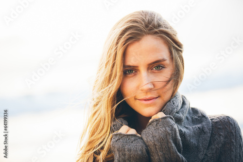 Beautiful girl on the beach © EpicStockMedia
