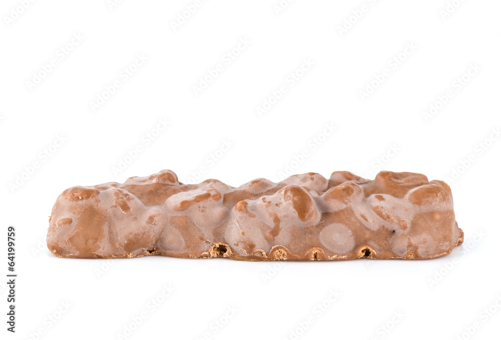 Chocolate bar isolated white background Chocolate bar isolated white background