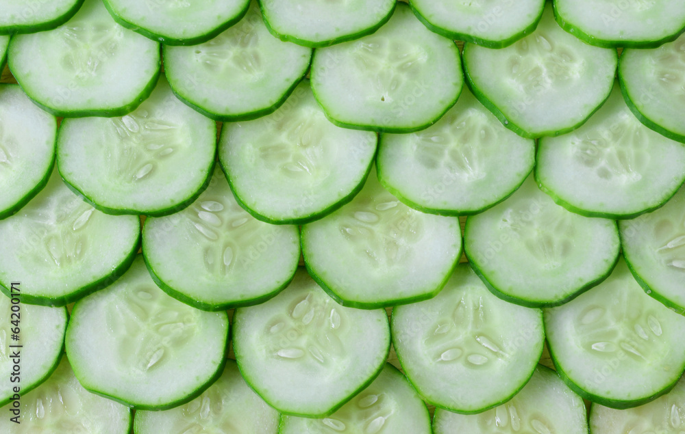 sliced cucumber sliced cucumber