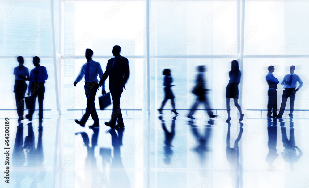 Group of Business People in the City Group of Business People in the City