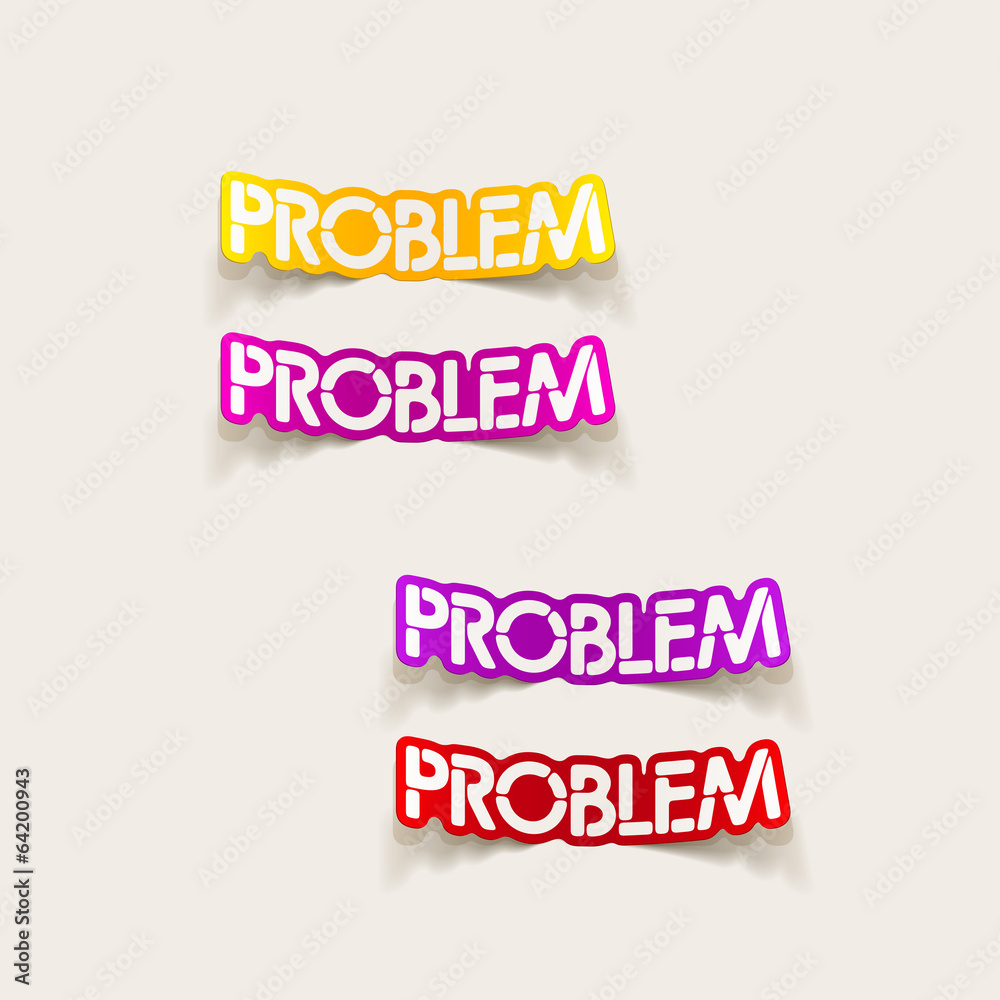 realistic design element: problem