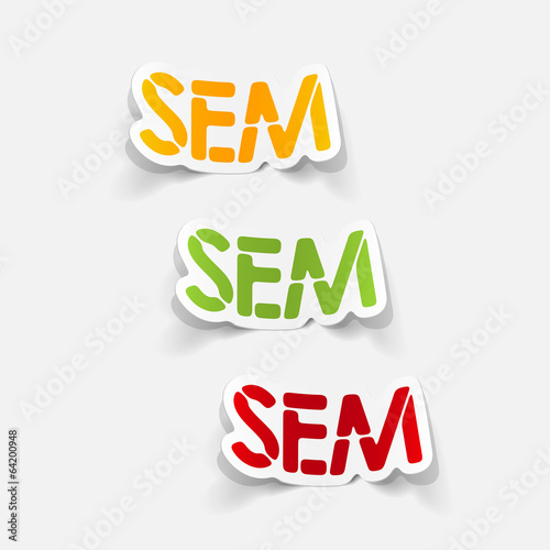 realistic design element: sem