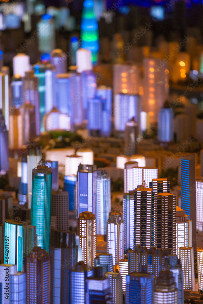3D model of the city of Shanghai 3D model of the city of Shanghai