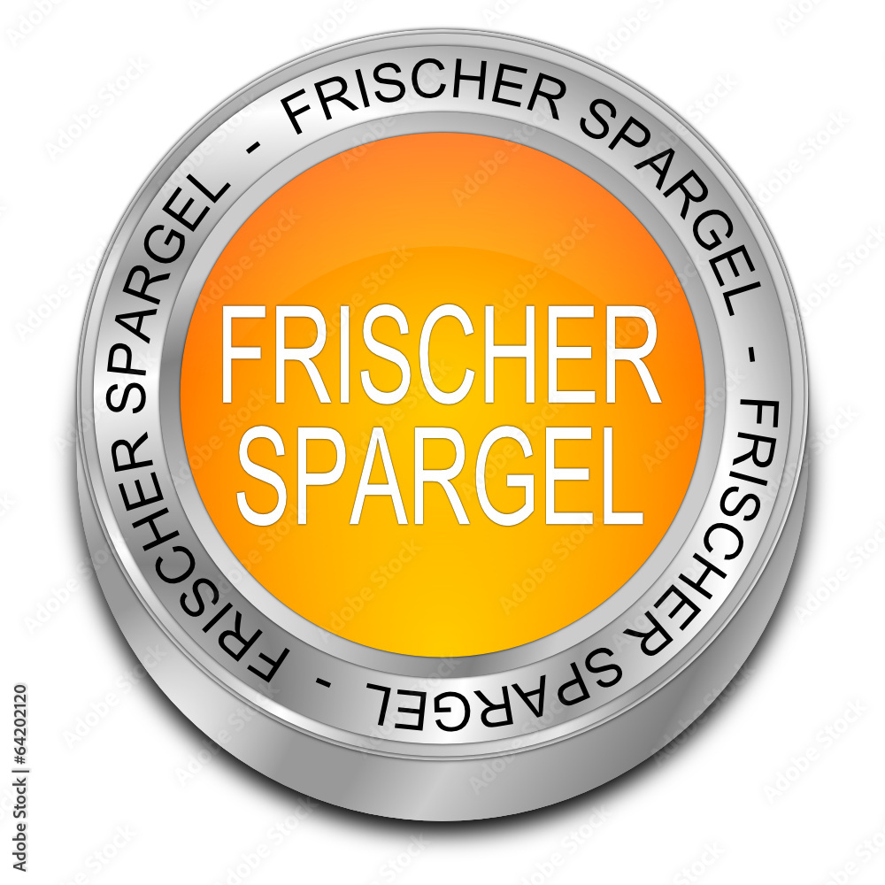 frischer Spargel Button frischer Spargel Button