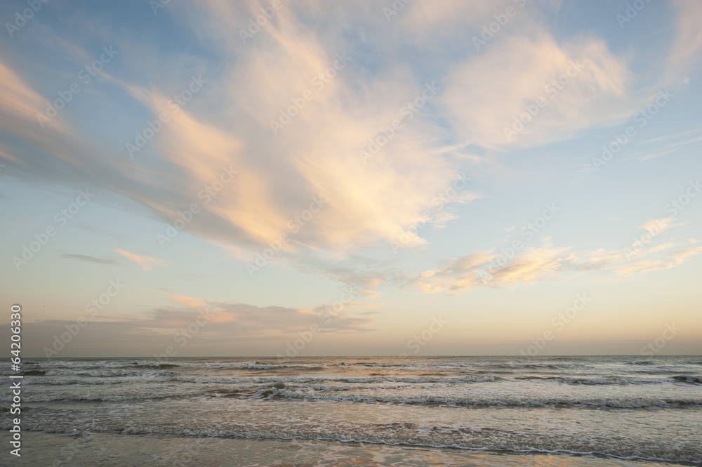 Sunset on the beach