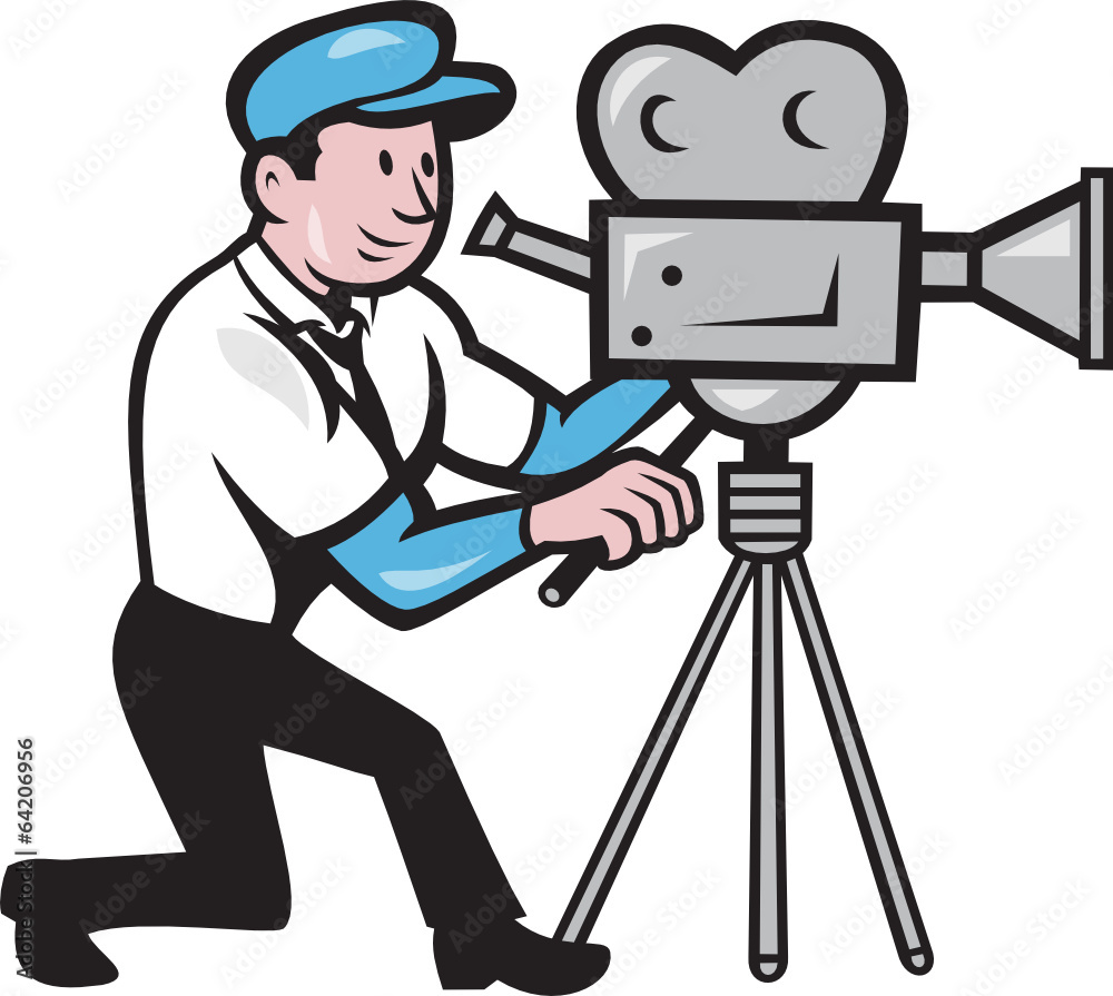 Cartoon Movie Camera