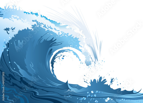 waving sea