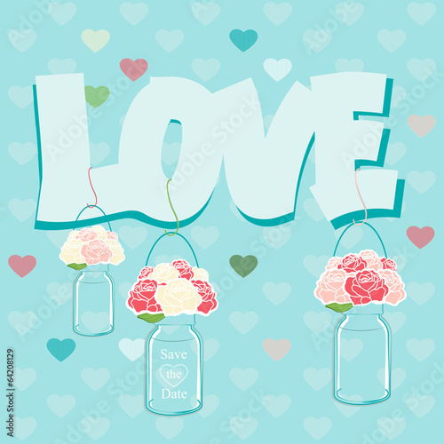 Declaration of Love card design