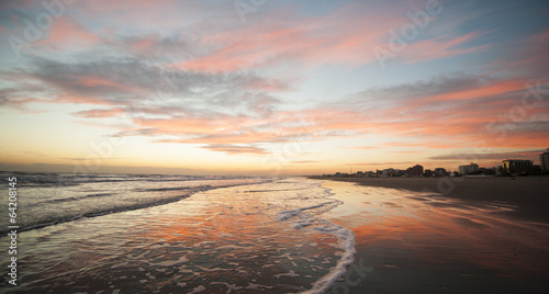 Sunset on the beach © pergo70