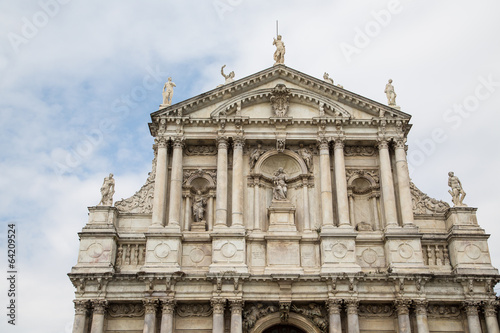 Venice Church with Many Statues © dbvirago