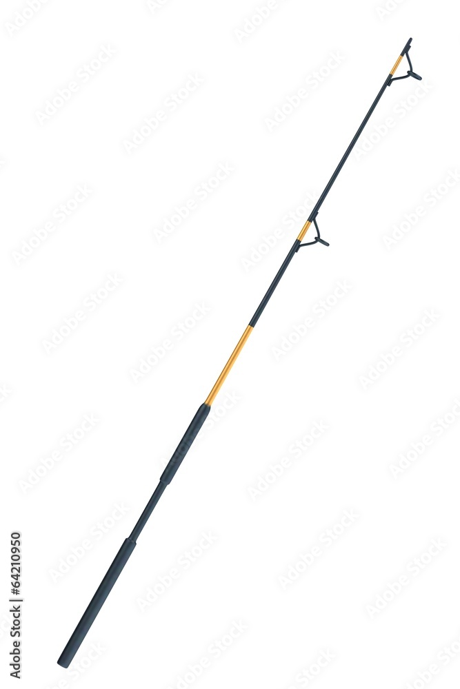realistic 3d render of fishing rod realistic 3d render of fishing rod