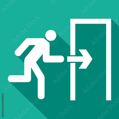 Logo sortie de secours.