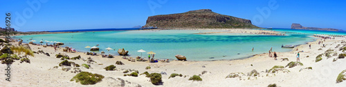 Plage de Balos à extrême ouest de la Crète