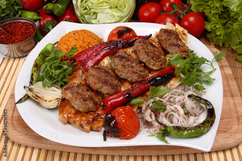 Grilled Meatball Izgara köfte 