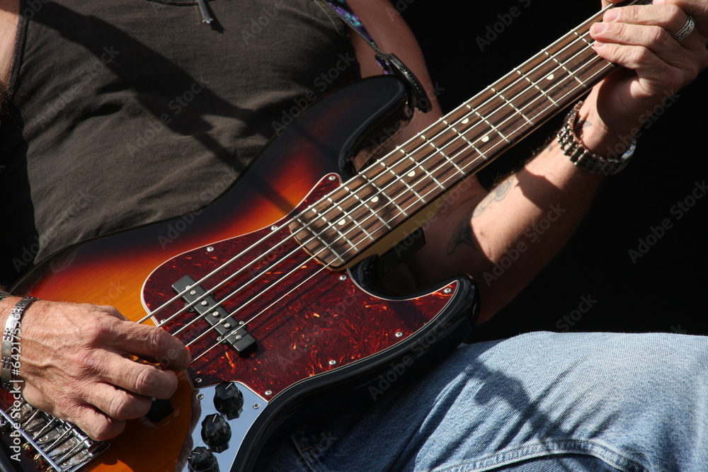 Fototapeta premium Guitarist's hands