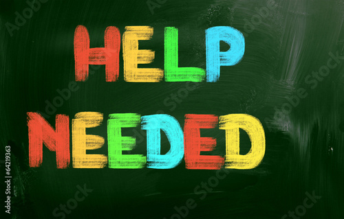 Help Needed Concept photo