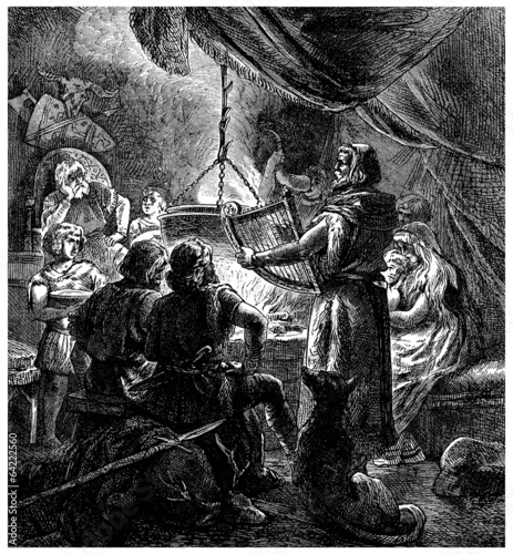 Photos Medieval Bard - Minnesänger - Middle-Ages