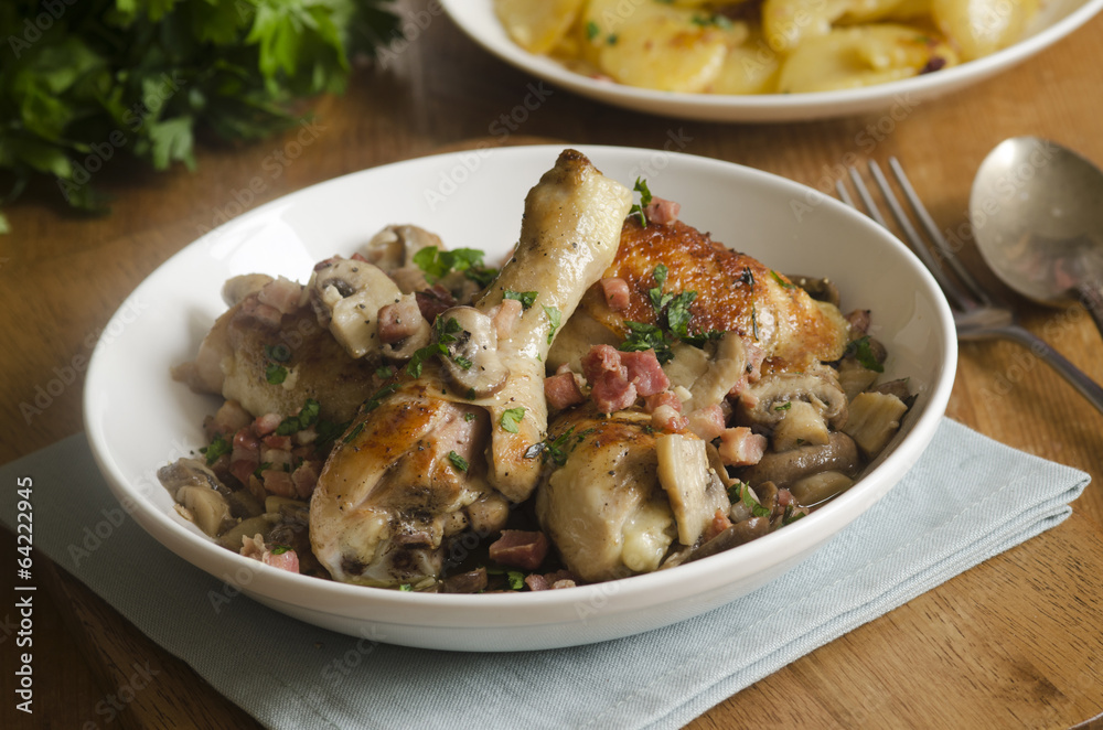 Chicken Fricassee Chicken Fricassee