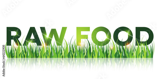 Green raw food message