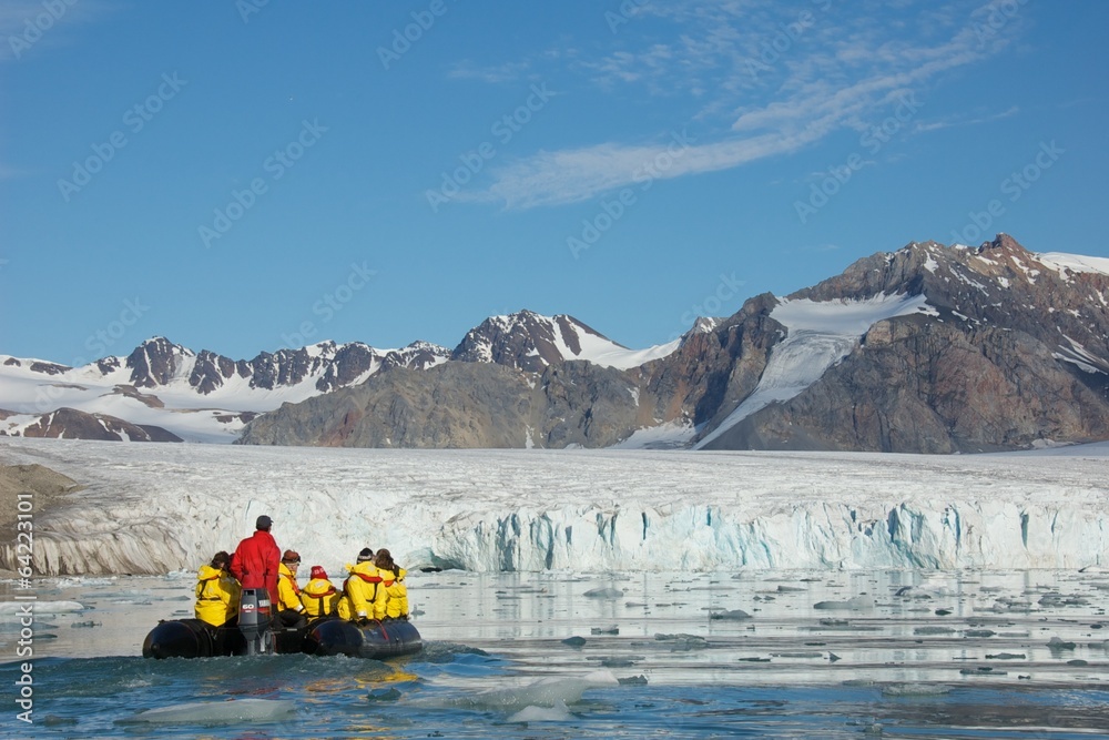 July 14 Glacier in Svalbard