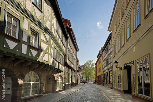 Street with half timbered houses