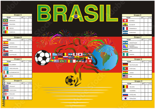 Fußballfest in Südamerika Deutschland in - Brasilien