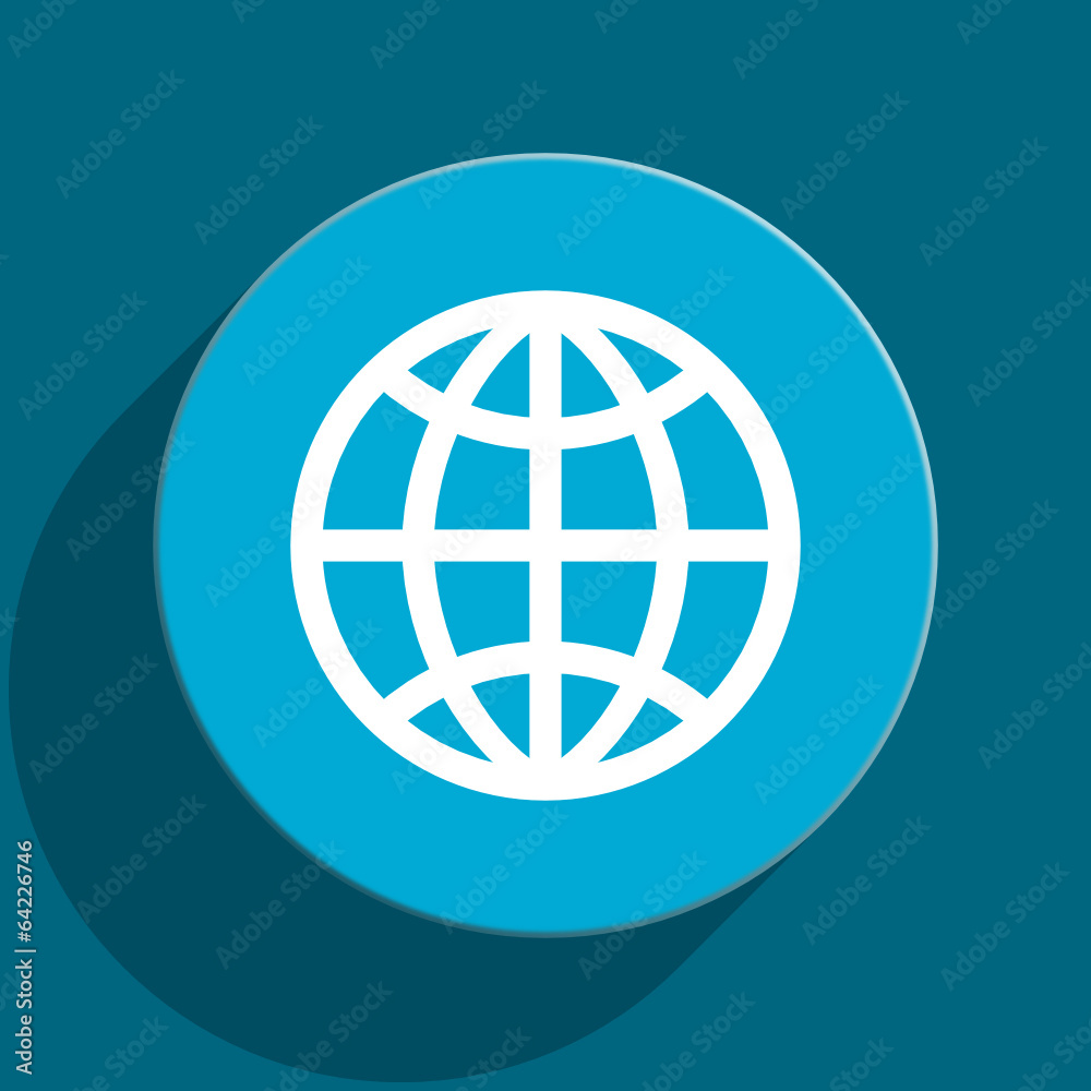 earth flat vector icon earth flat vector icon