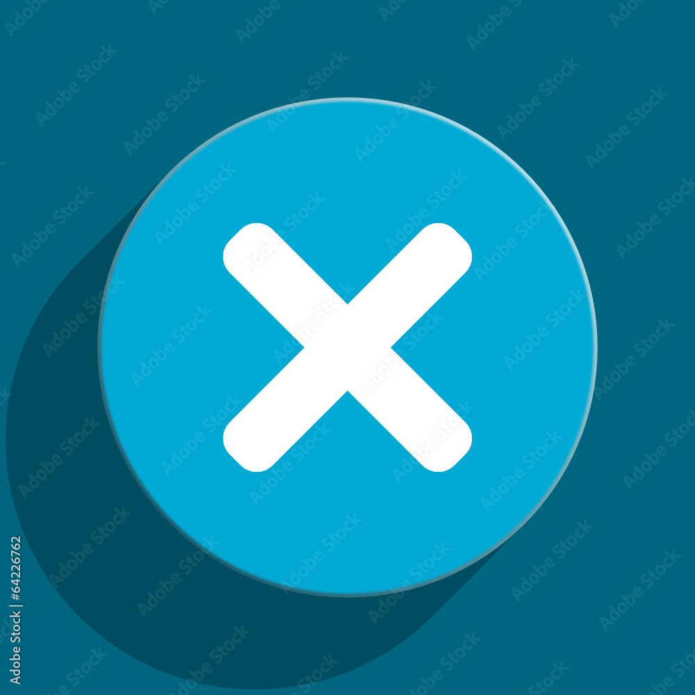 cancel flat vector icon cancel flat vector icon