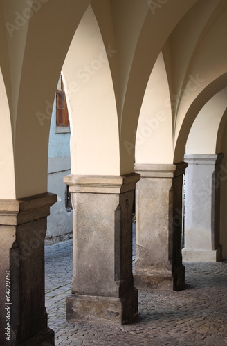 Fototapeta Medieval colonnade